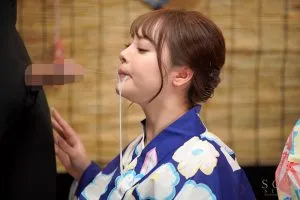 小倉由菜コスプレ,口内射精,浴衣