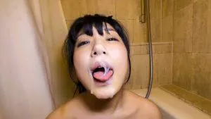 みひな浴室,顔射