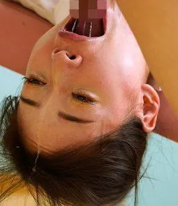 しおかわ雲丹イラマチオ,よだれ,逆さイラマチオ