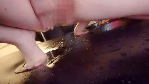 上坂めいパイパン,潮溜まり,潮溜まり接写