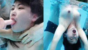 有加里ののかSM,ハードSM,水中ディルドイラマ,水責め,野外プレイ,野外全裸,野外露出