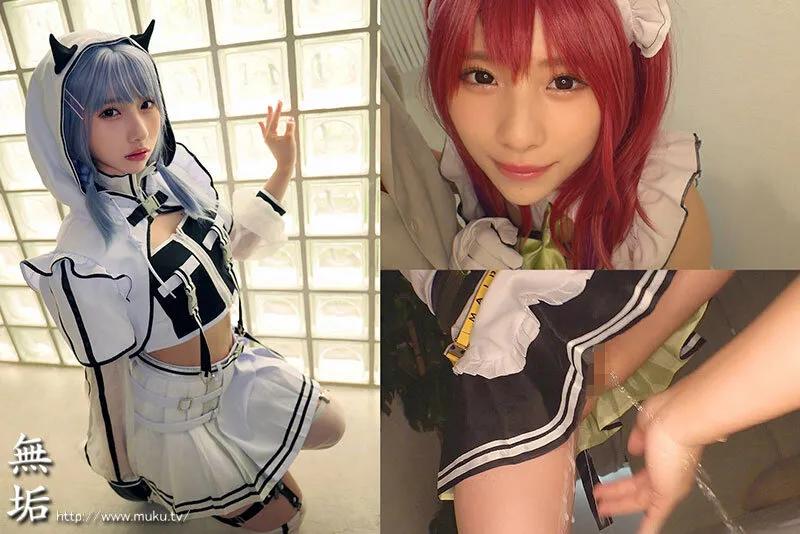 無料画像：松井日奈子アニメコスプレ,コスプレ,メイド服,手マン,手マン潮吹き,着衣プレイ,顔面接写