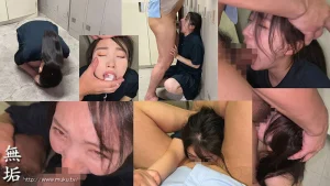 皆月ひかるJK制服,イラマチオ,コスプレ,ヘッドロック,ヘッドロックイラマチオ,土下座（♀→♂）,着衣プレイ,舌射,顔面接写