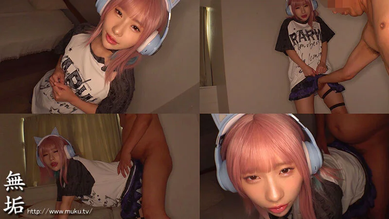 無料画像：松井日奈子アニメコスプレ,クリ弄り,後背位,着衣プレイ,立ちバック,顔面接写